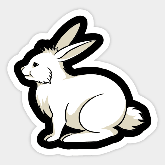 rabbit' Sticker