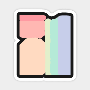 pastel backpack Magnet