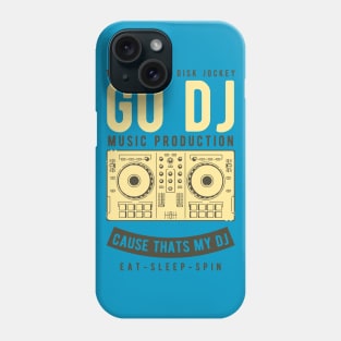 DJ Turntables Eat Sleep Spin Phone Case