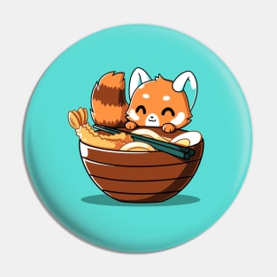 Cute Funny Foodie Fox animal lover Sarcastic Funny Quote Artwork Pin