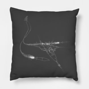 Got Flares? 3D Sketch Pillow