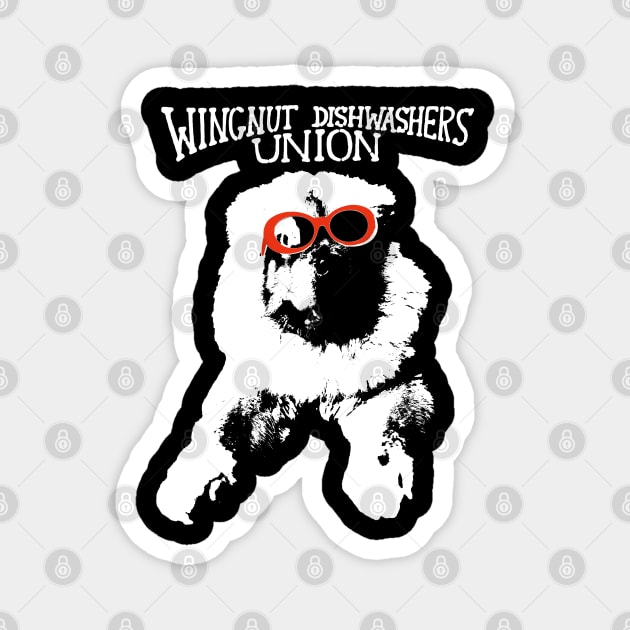 Wingnut Dishwashers Union anarcho punk Magnet by PulpCover