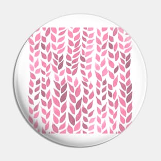 Simple Watercolor Leaves -  Light Pink Pin