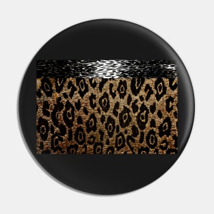 Animal Print Cheetah Wild Thing Black and Brown Pin