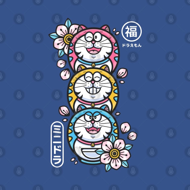 Daruma Totem Mini-Dora by Bear Noise