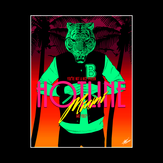 Hotline Miami Tony's T-Shirt by Angel_P_Ramirez