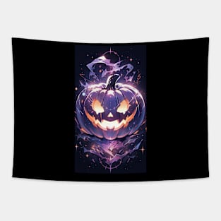 Gemstone Jack-o-lantern Tapestry