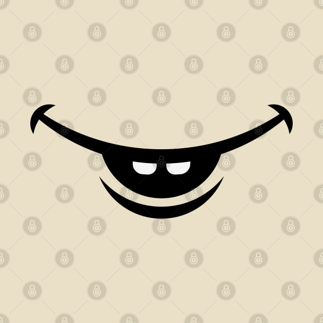 Friendly Smile For Mask (Smiling Mouth / Funny) by MrFaulbaum