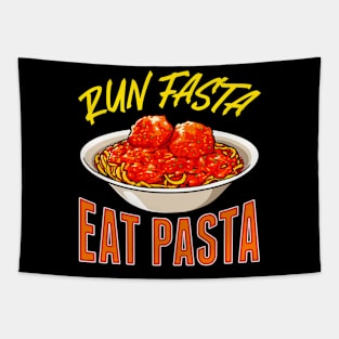 Pasta Food Lover Run Fasta Eat Pasta Tapestry