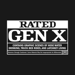 Rated Gen X: Retro Nostalgia - Hose Water & Latchkey Life T-Shirt