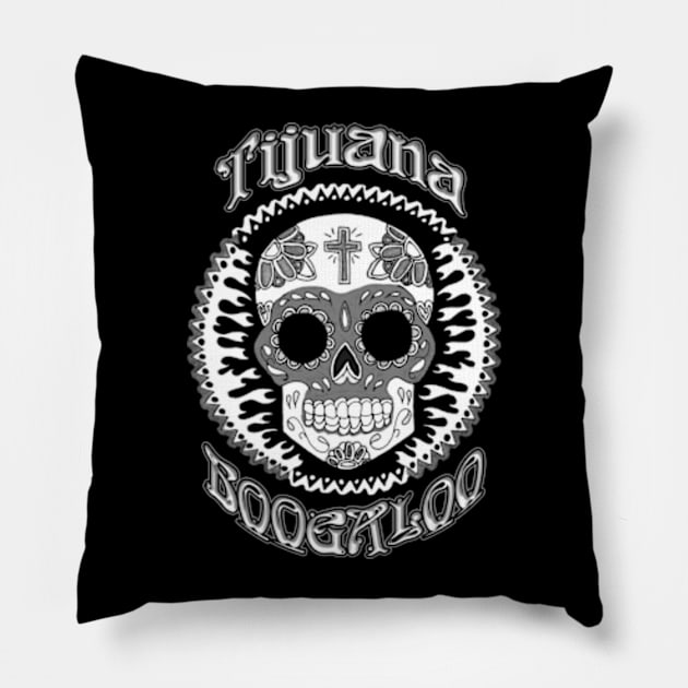 Tijuana Boogaloo Pillow by CosmicAngerDesign