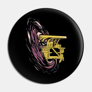 Black Hole Truck Pin