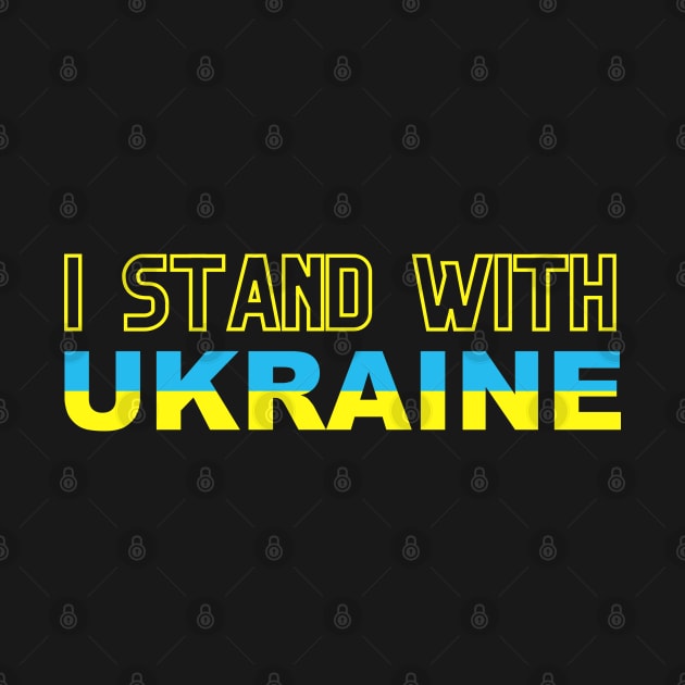 I STAND WITH UKRAINE by leafsquare