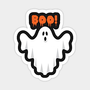 Halloween BOO Funny Ghost Magnet