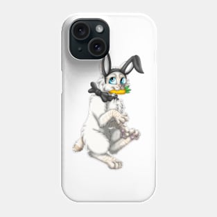 Bobtail BunnyCat: Cream Lynx Point (Black) Phone Case