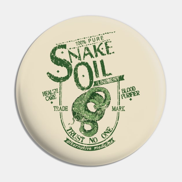 Snake Oil Pin by JakeRhodes