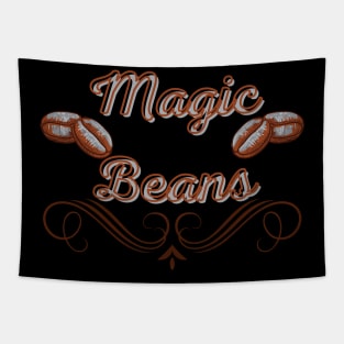 Magic Beans - Kaffee Genuss Bohnen Liebe Tapestry