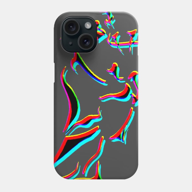 Psychedelic Bagpiper Phone Case by Lonely_Busker89