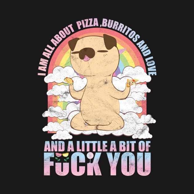 Pug Yoga Fuck You T-Shirt by avshirtnation