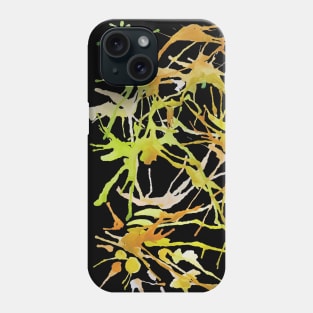 Lime Splash Doodle Phone Case