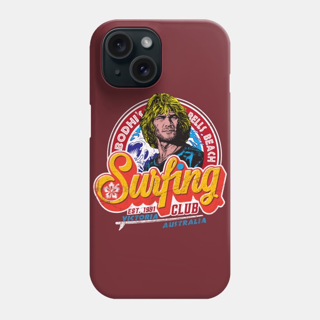 Bodhi's Surfing Club Phone Case by Alema Art