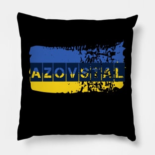 Save Azovstal! Save Mariupol! Ukraine! Pillow