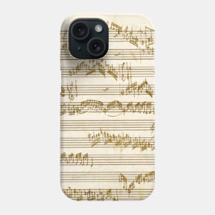 Mozart | Amadeus Mozart original manuscript score Phone Case