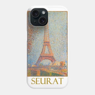 The Eiffel Tower (1889) by Georges Seurat Phone Case