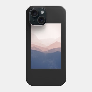 Mist Mountains Landscape Phone Case