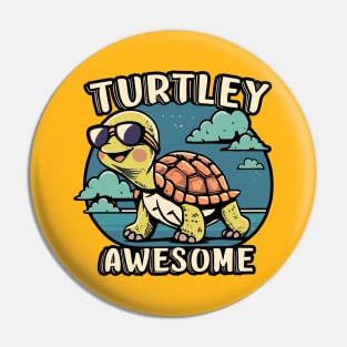 Turtley Awesome Pin