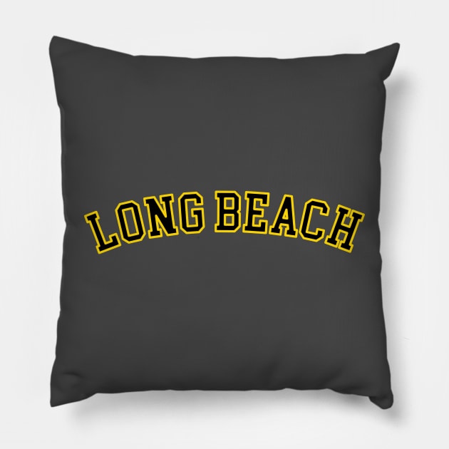 Long Beach Pillow by nefuku