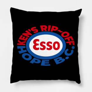 KEN'S RIP-OFF ESSO - HOPE B.C. Pillow