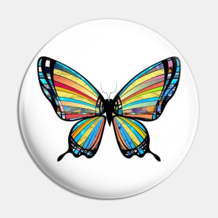 Chic Artistic Butterfly Artwork Pin