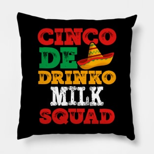 CINCO de DRINKO MILK SQUAD CHILDREN BABIES FUNNY ITEMS Pillow