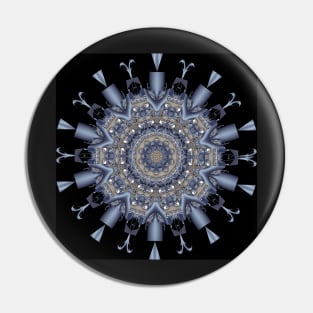 Snowflake Kaleidoscope Pin