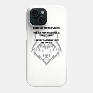 Two Wolves tee Phone Case
