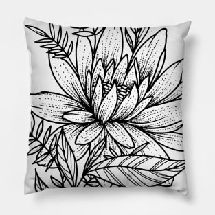 Dotty Flower Pillow