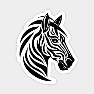 Zebra Animal Freedom World Wildlife Wonder Vector Graphic Magnet