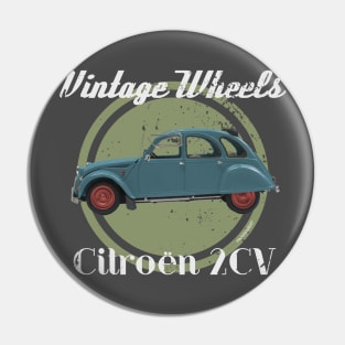 Vintage Wheels - Citroën 2CV Pin