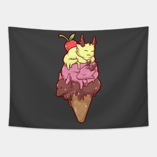 Dragon Ice Cream Tapestry