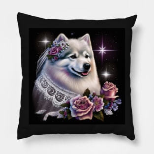 Bridal Finnish Lapphund Pillow