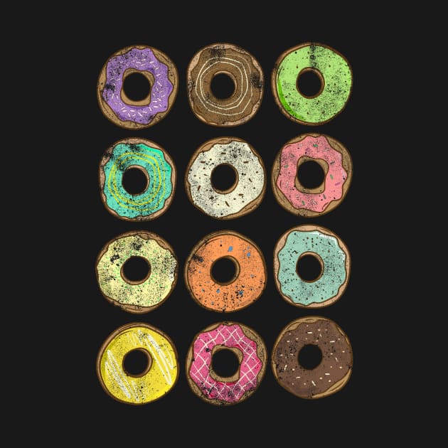 Colorful Donuts by theglaze