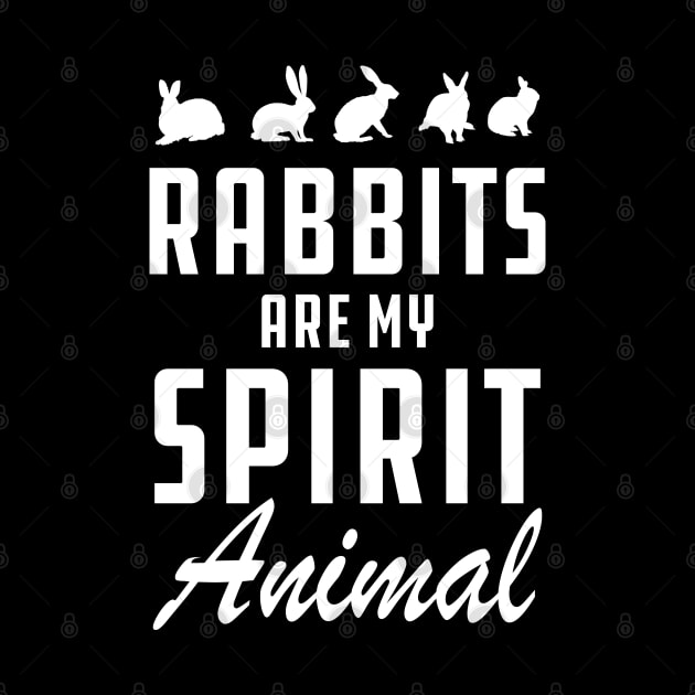 Rabbit - Rabbit are my spirit animal by KC Happy Shop