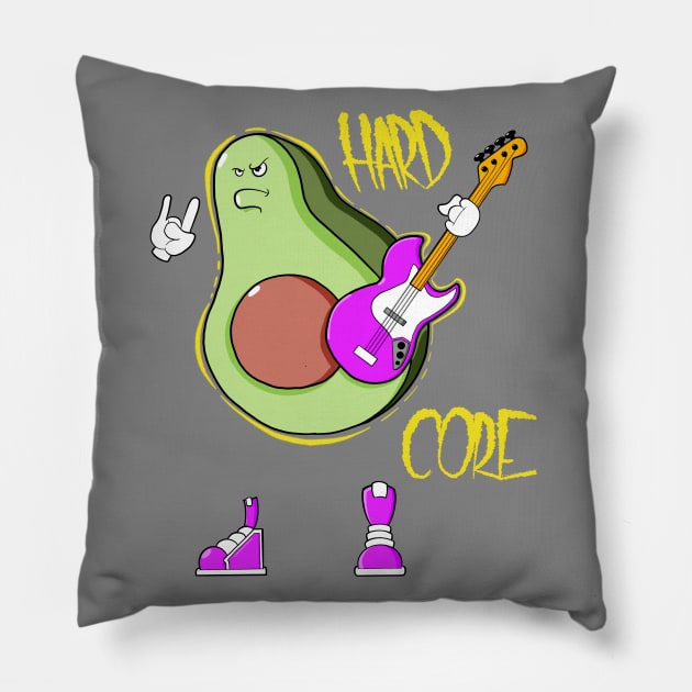 Hard To The Core Pillow by Art by Nabes