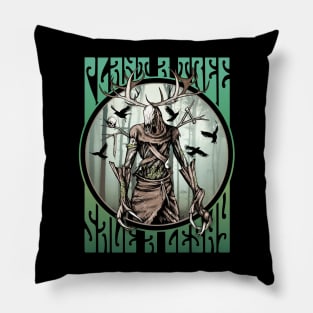 Plant a Tree, Save A Leshy [MINT] Pillow