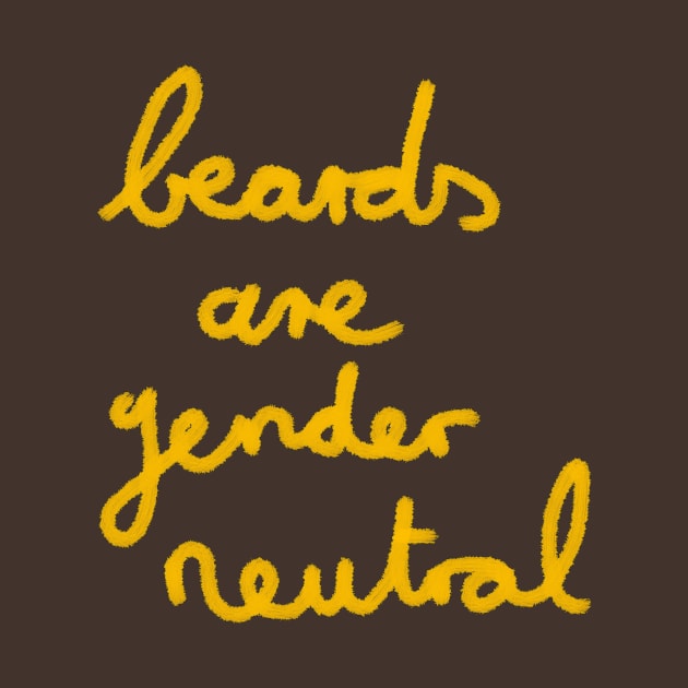 Beards are genderneutral by inSomeBetween