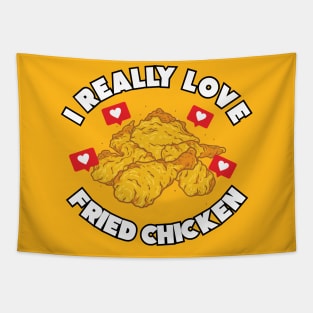 Love Fried Chicken Tapestry