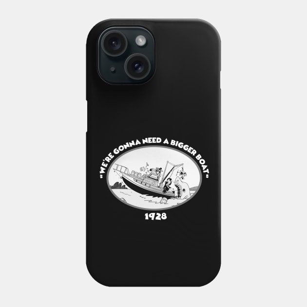 Shark Boat Willie Phone Case by Number1Robot