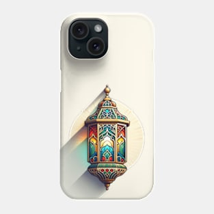 Arabic Elegance: A Kaleidoscopic Lantern Phone Case