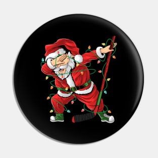 Dancing Santa lights Pin